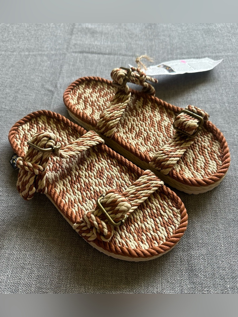 Nomadic State Of Mind Buckle Rope Sandals New 8/8.5